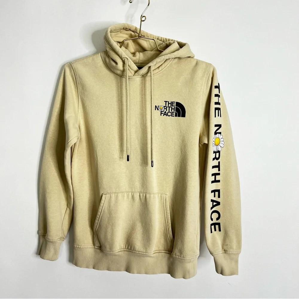THE NORTH FACE Daisy Hoodie Size SX Tan Long Sleeve